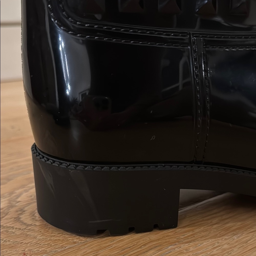 Valentino Rockstud Patent Rain Boots - Picture 14 of 15
